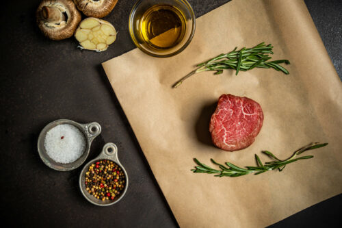 Beef and ingredients