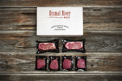 Dismal River Beef Product photography